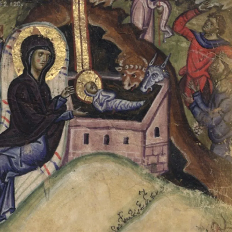 Cena do nascimento de Jesus em Belém